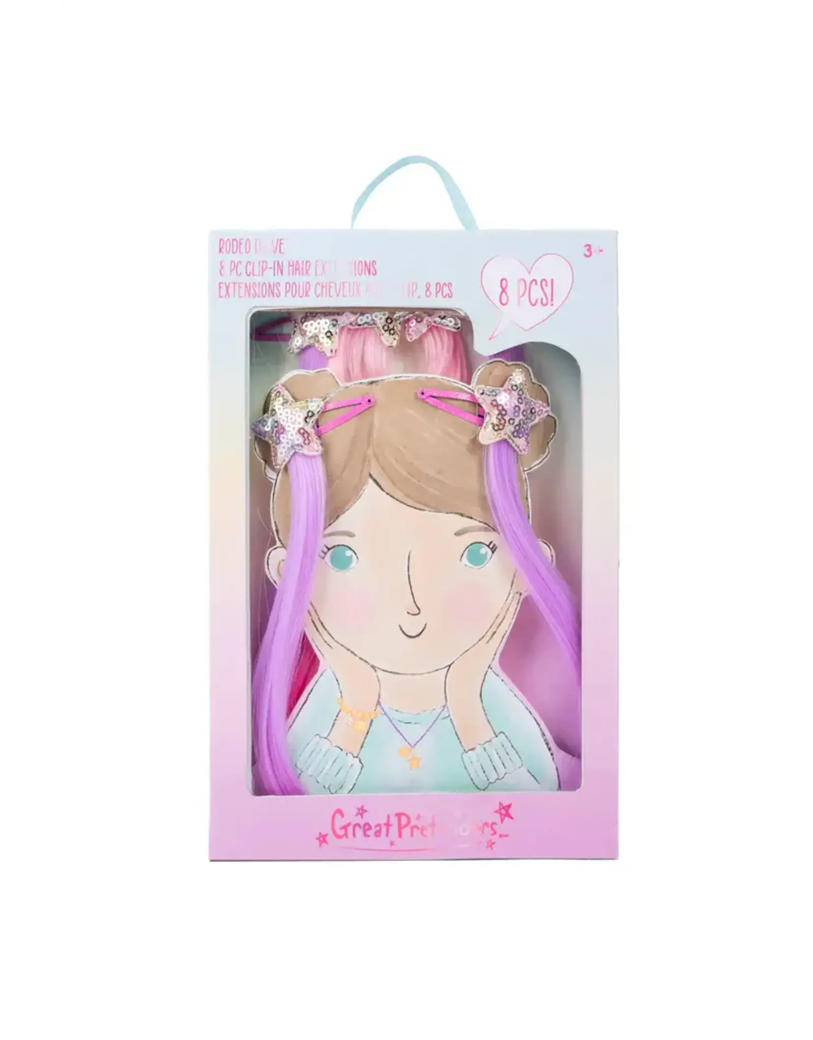 Great Pretenders Rodeo Drive Multi Colour Clip In Extensions