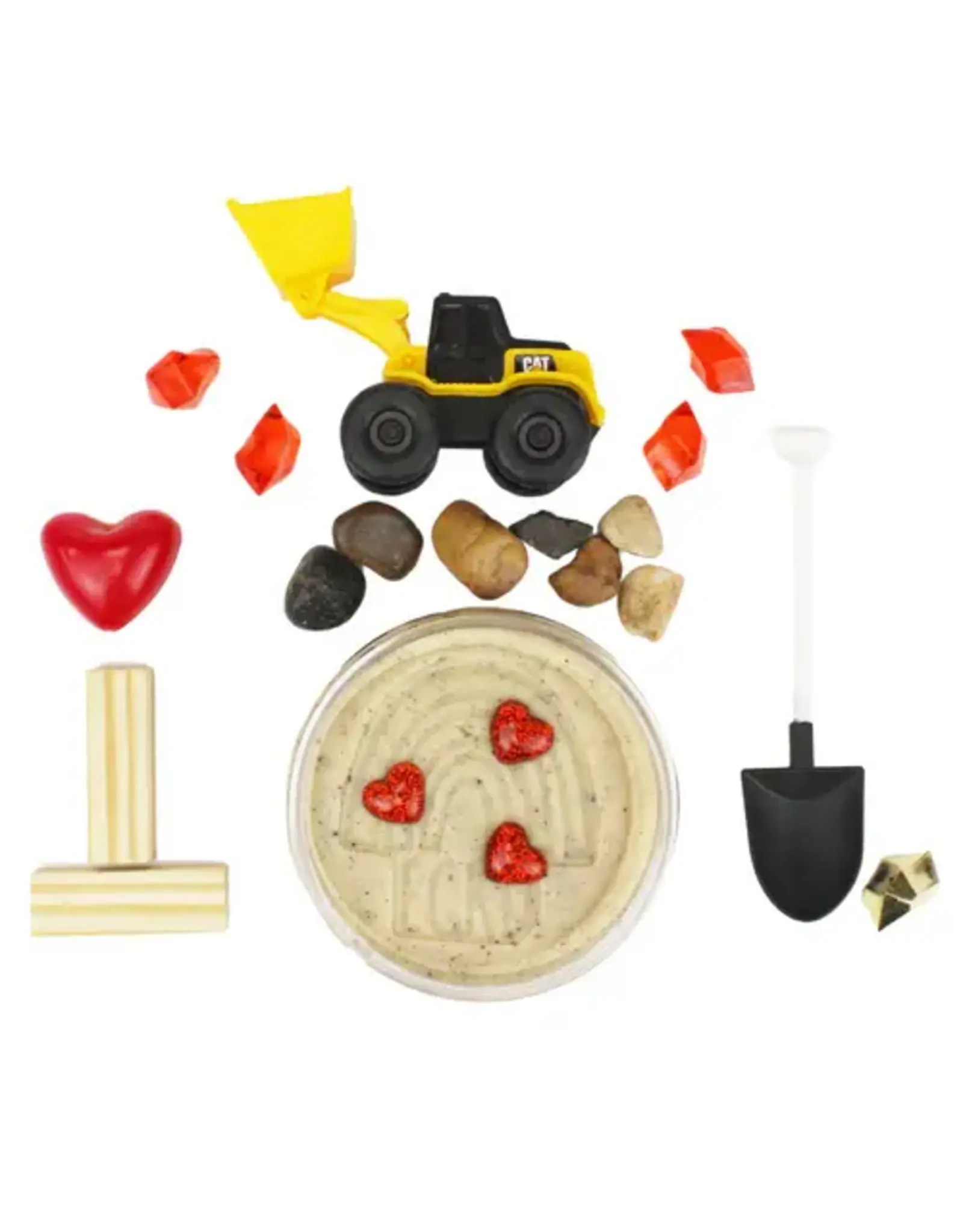 Earth Grown KidDoughs Valentines "I Dig You' Construction KidDough Play Kit