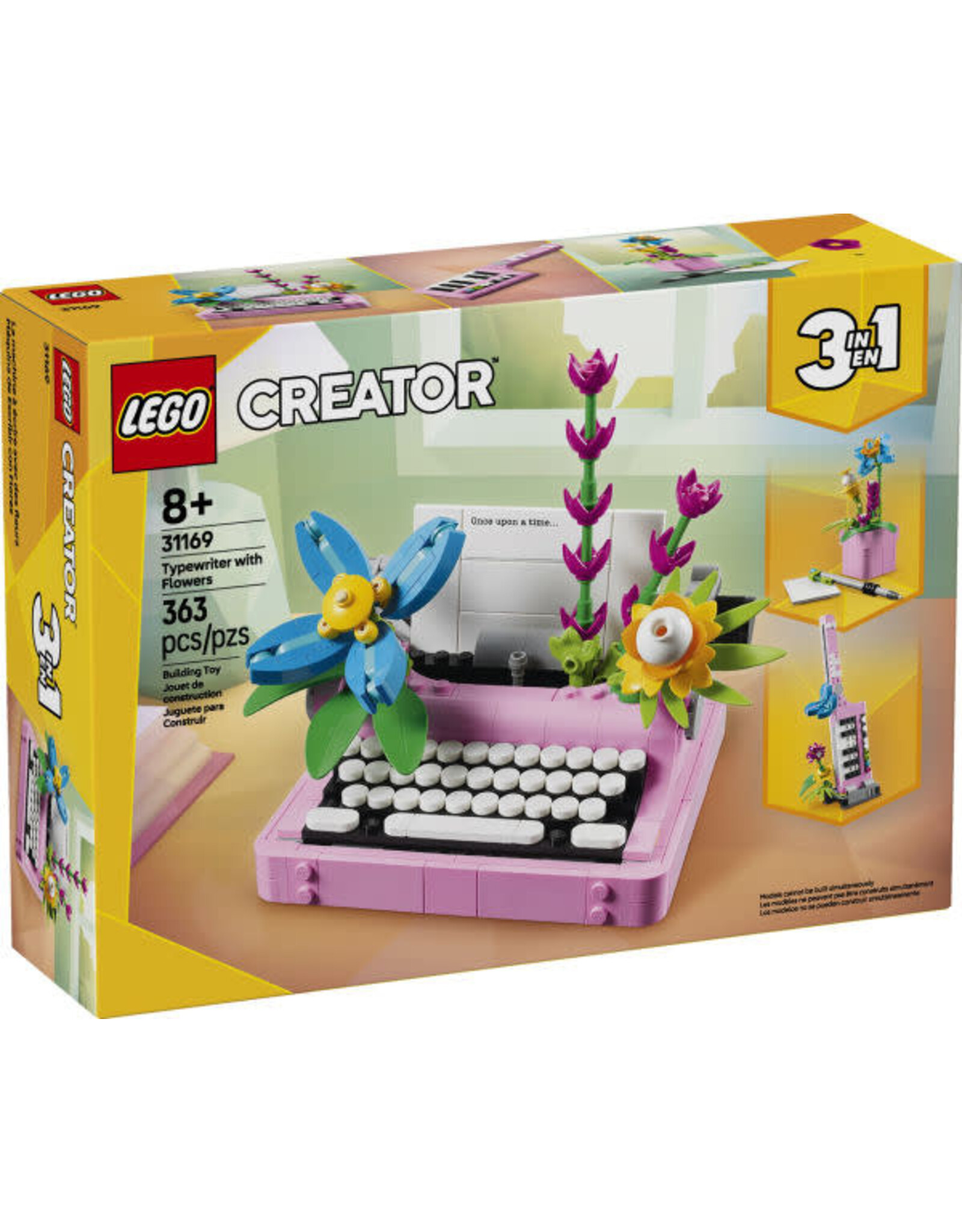 LEGO LEGO Creator 3 In 1 Typewriter With Flowers