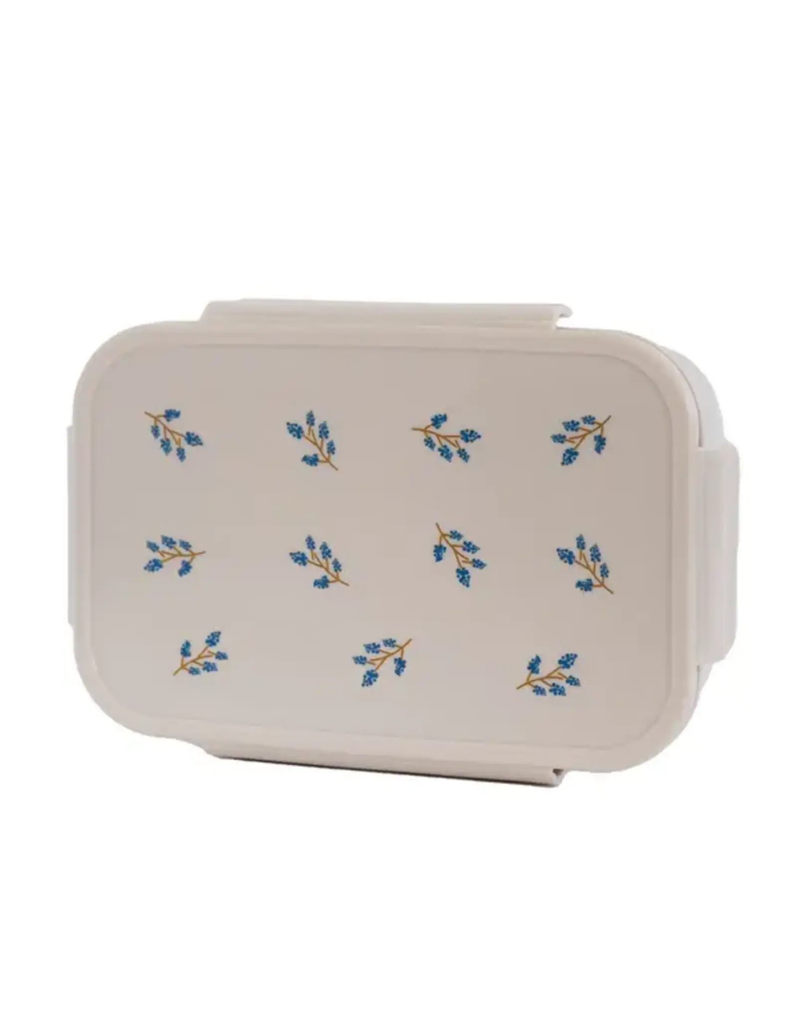 3 Sprouts Recycled Plastic Bento Box Blueberry Taupe