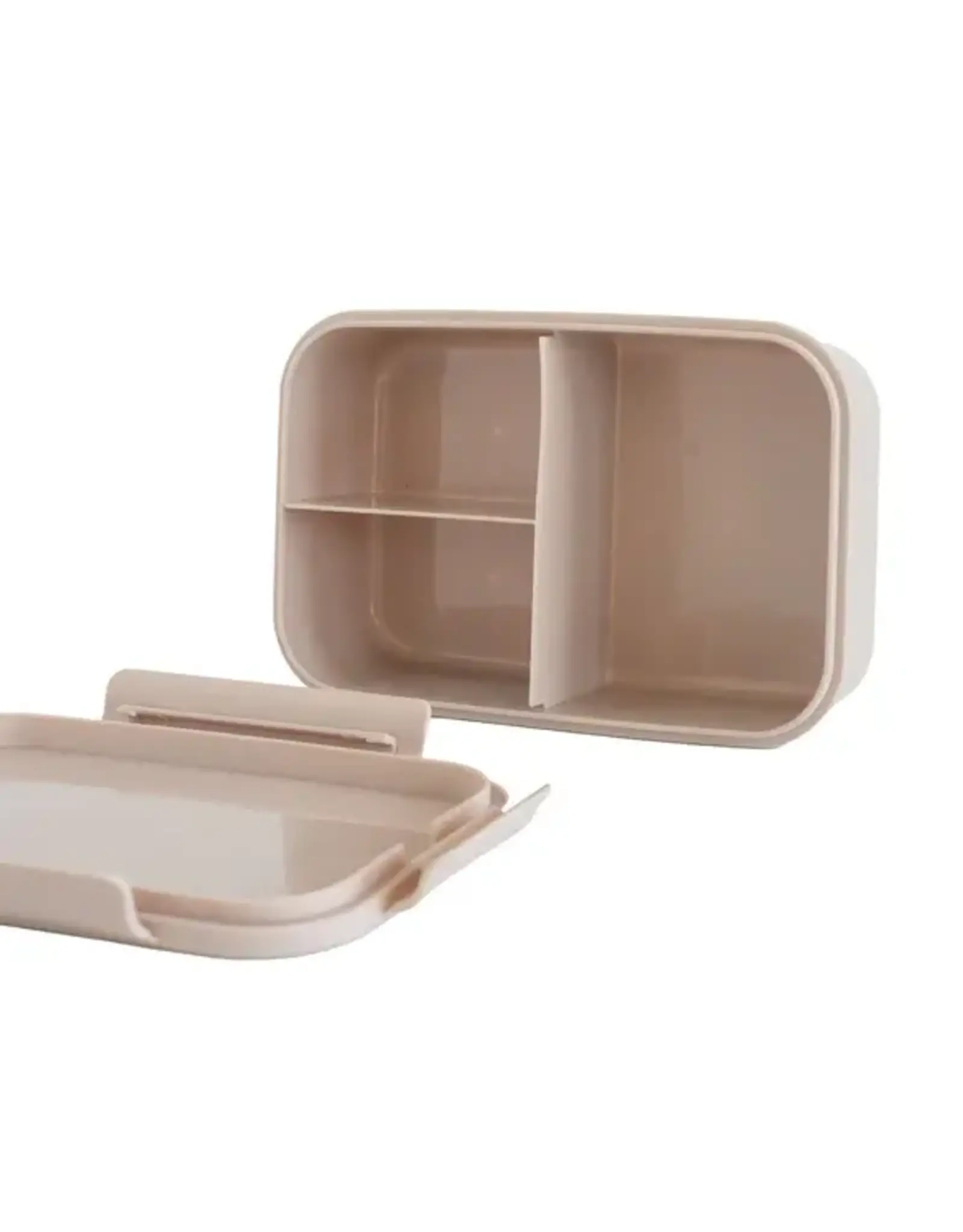 3 Sprouts Recycled Plastic Bento Box Blueberry Taupe