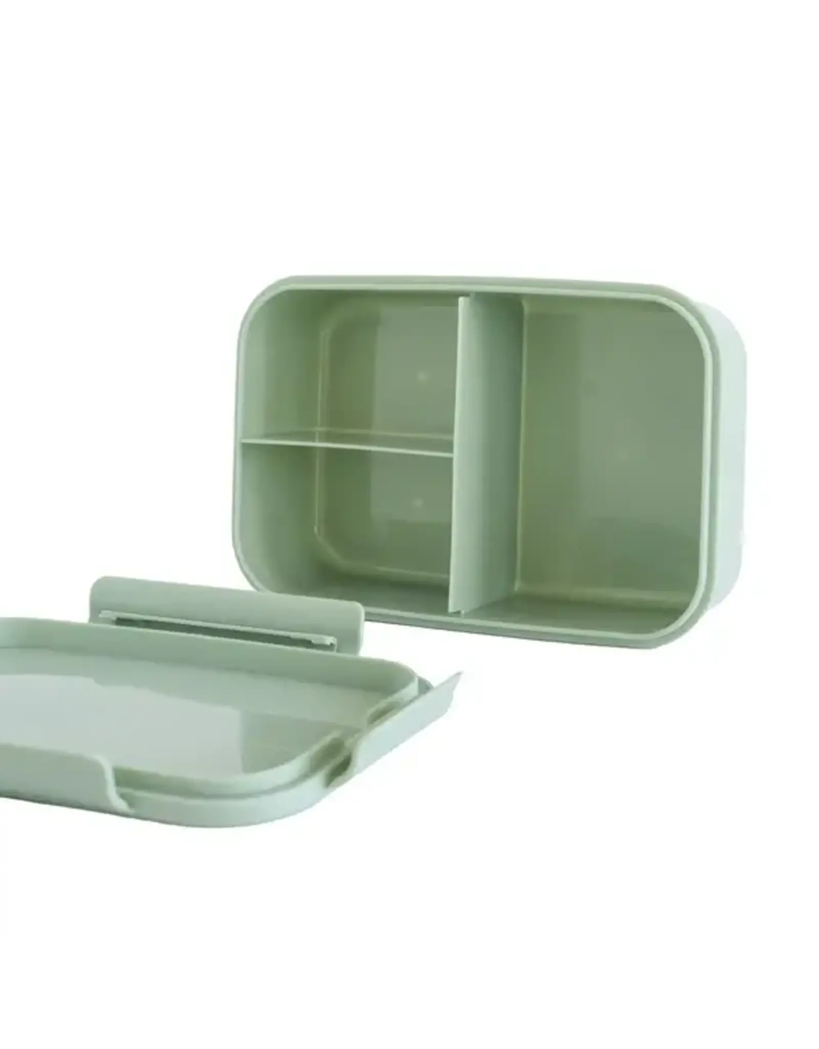 3 Sprouts Recycled Plastic Bento Box Green