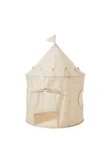 3 Sprouts Recycled Fabric Play Tent Castle Terrazzo Beige