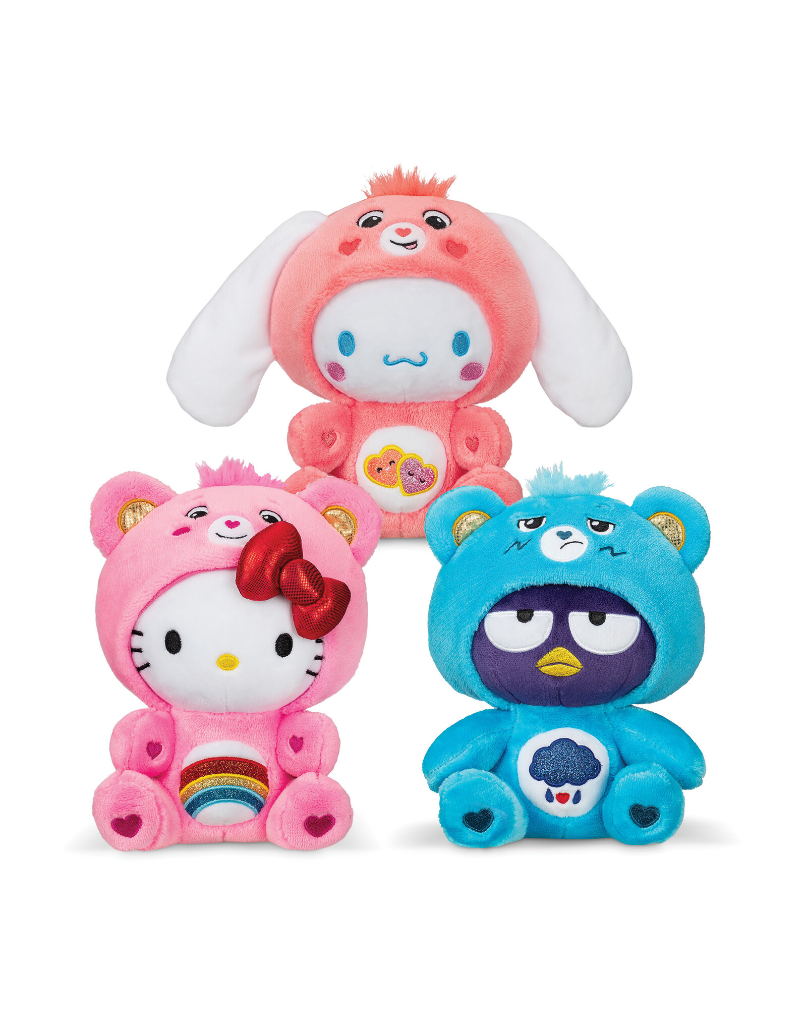 Schylling Hello Kitty And Friends x Care Bears Plush