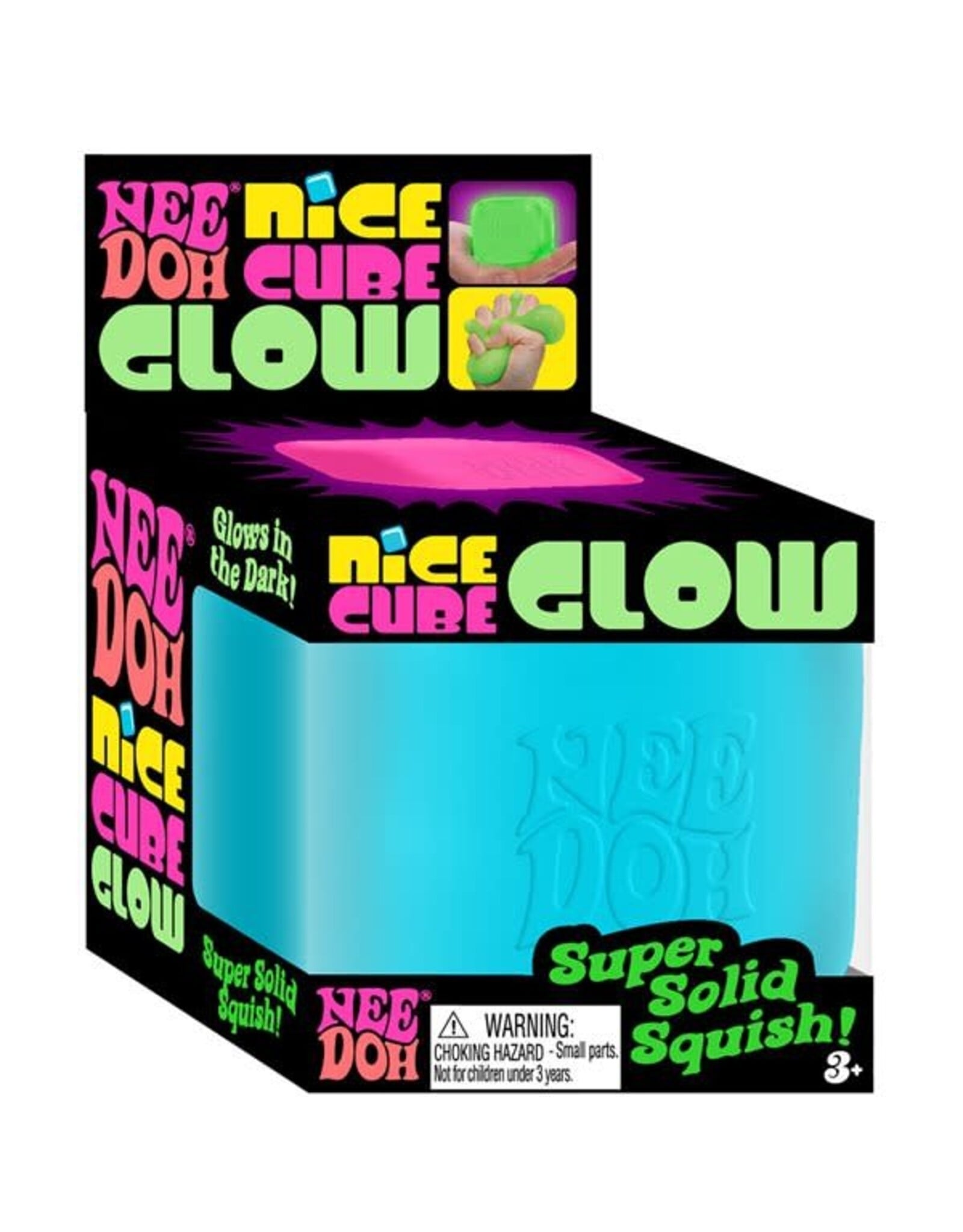 Nee Doh Glow Nice Cube Nee Doh