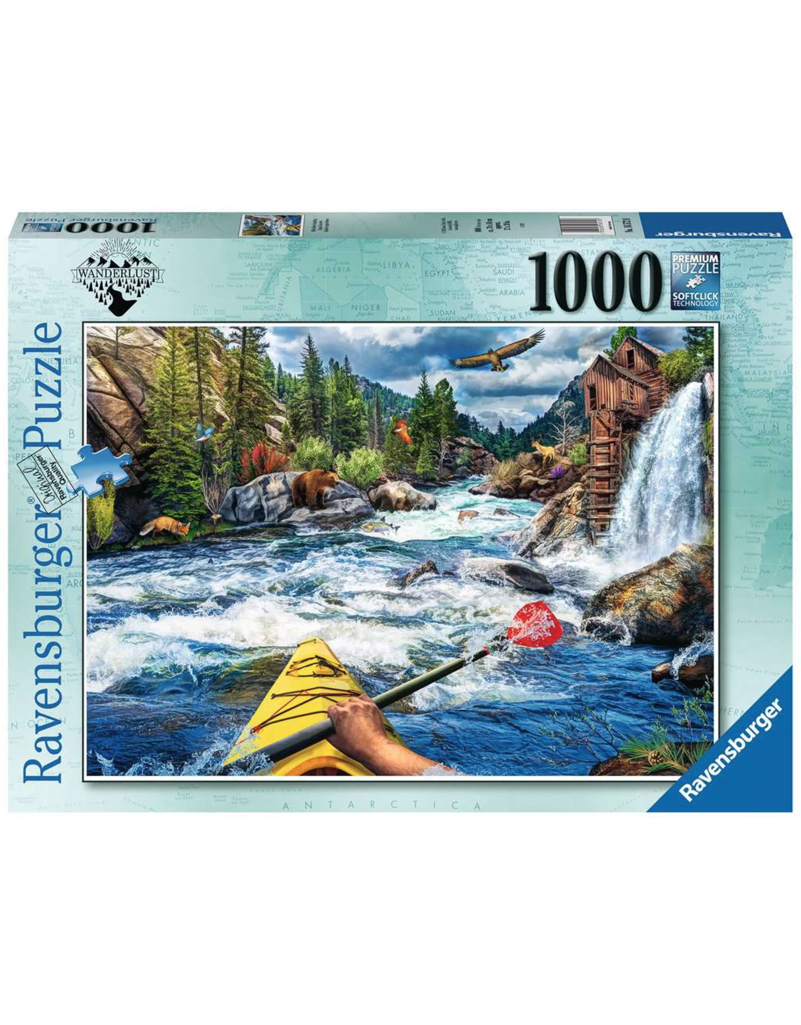 Ravensburger 1000 pcs. Whitewater Kayaking Puzzle