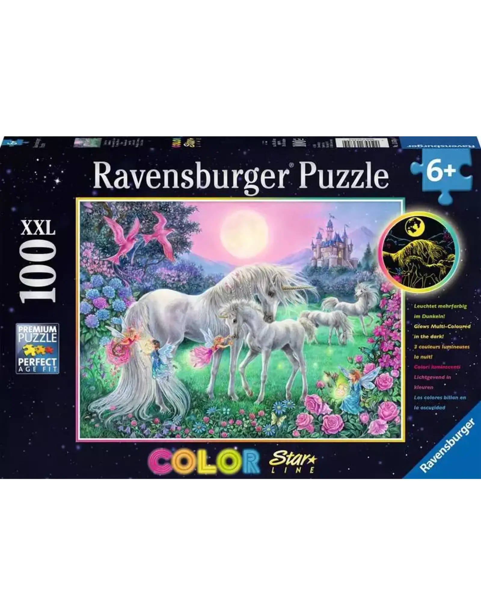 Ravensburger Unicorns In The Moonlight 100 Piece XXL Puzzle