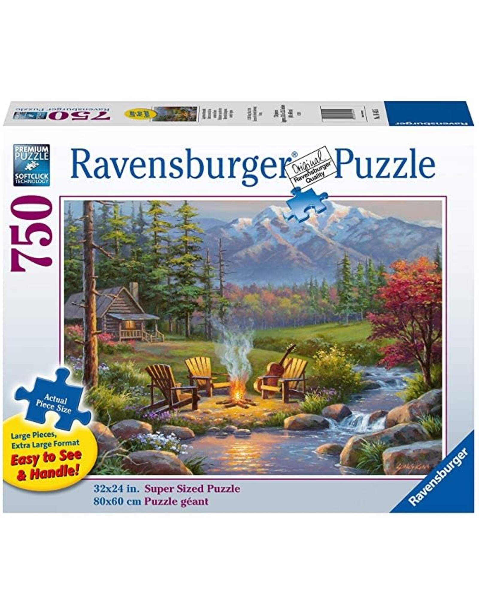 Ravensburger Riverside Livingroom 750 Piece Large Format Puzzle