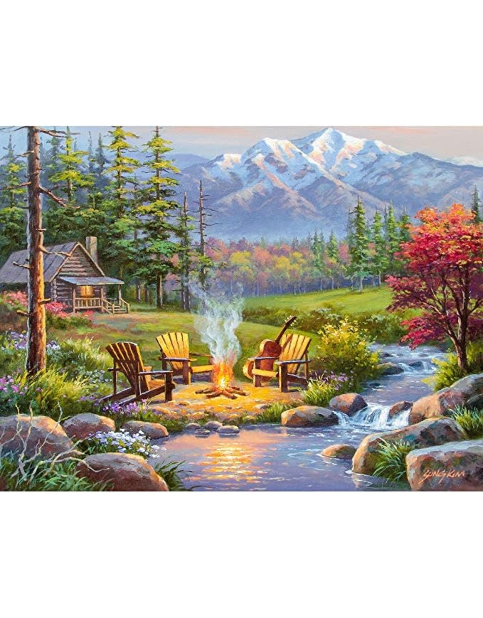 Ravensburger Riverside Livingroom 750 Piece Large Format Puzzle