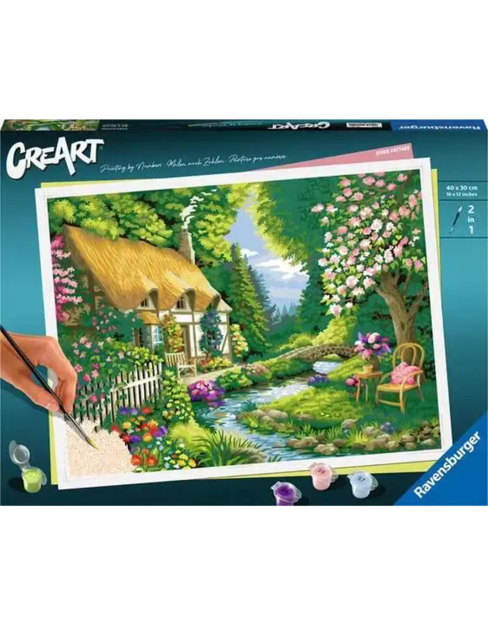 Ravensburger CreArt: River Cottage Paint By Numbers