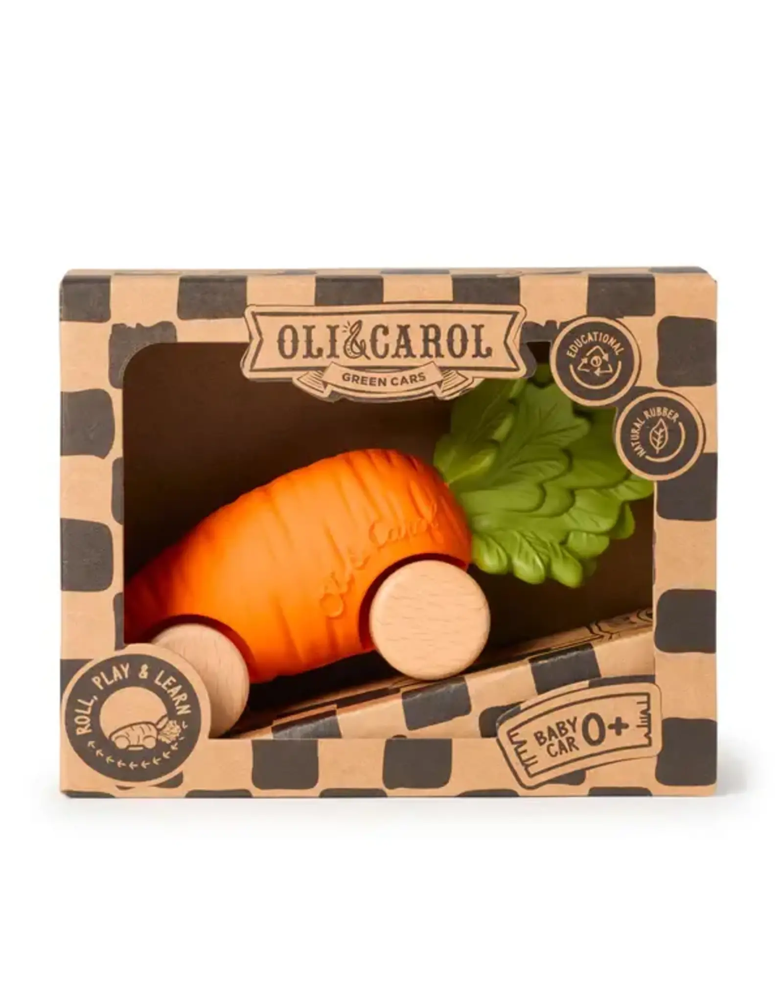 Oli & Carol Cathy The Carrot Car Baby Teether