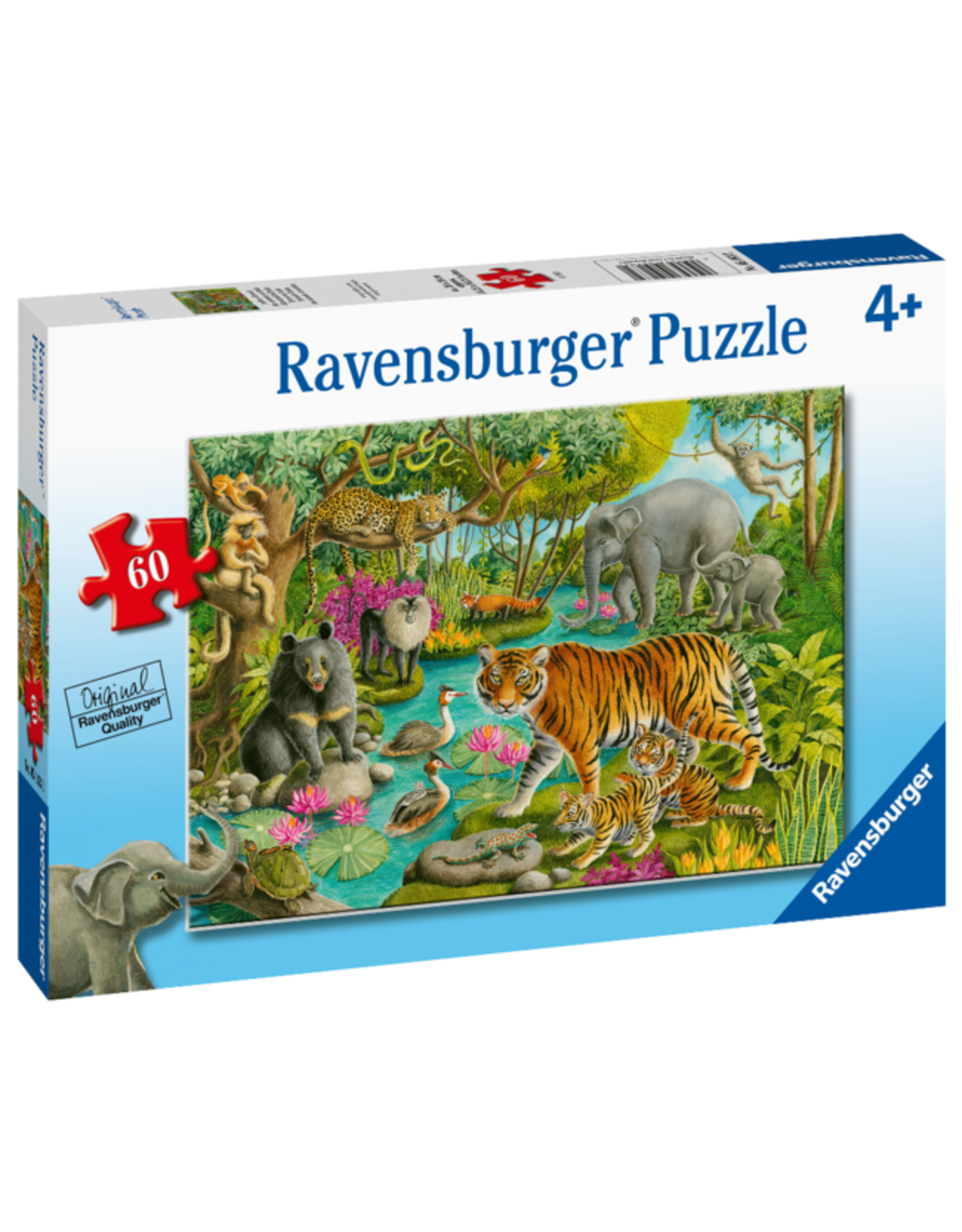 Ravensburger 60 pcs. Animals of India Puzzle