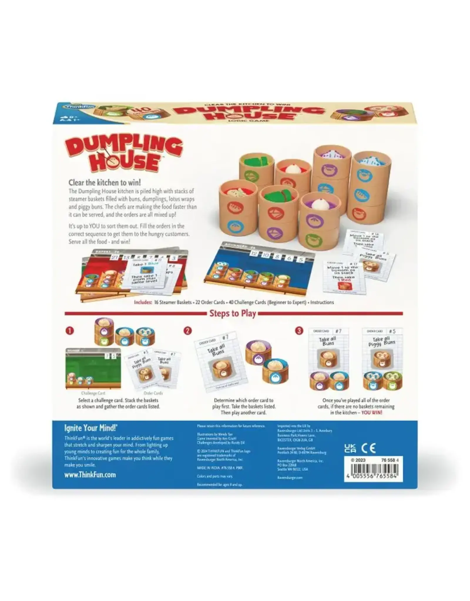 Think Fun Dumpling House Logic Game