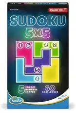 Think Fun Sudoku 5x5 Magnetic Travel Puzzle