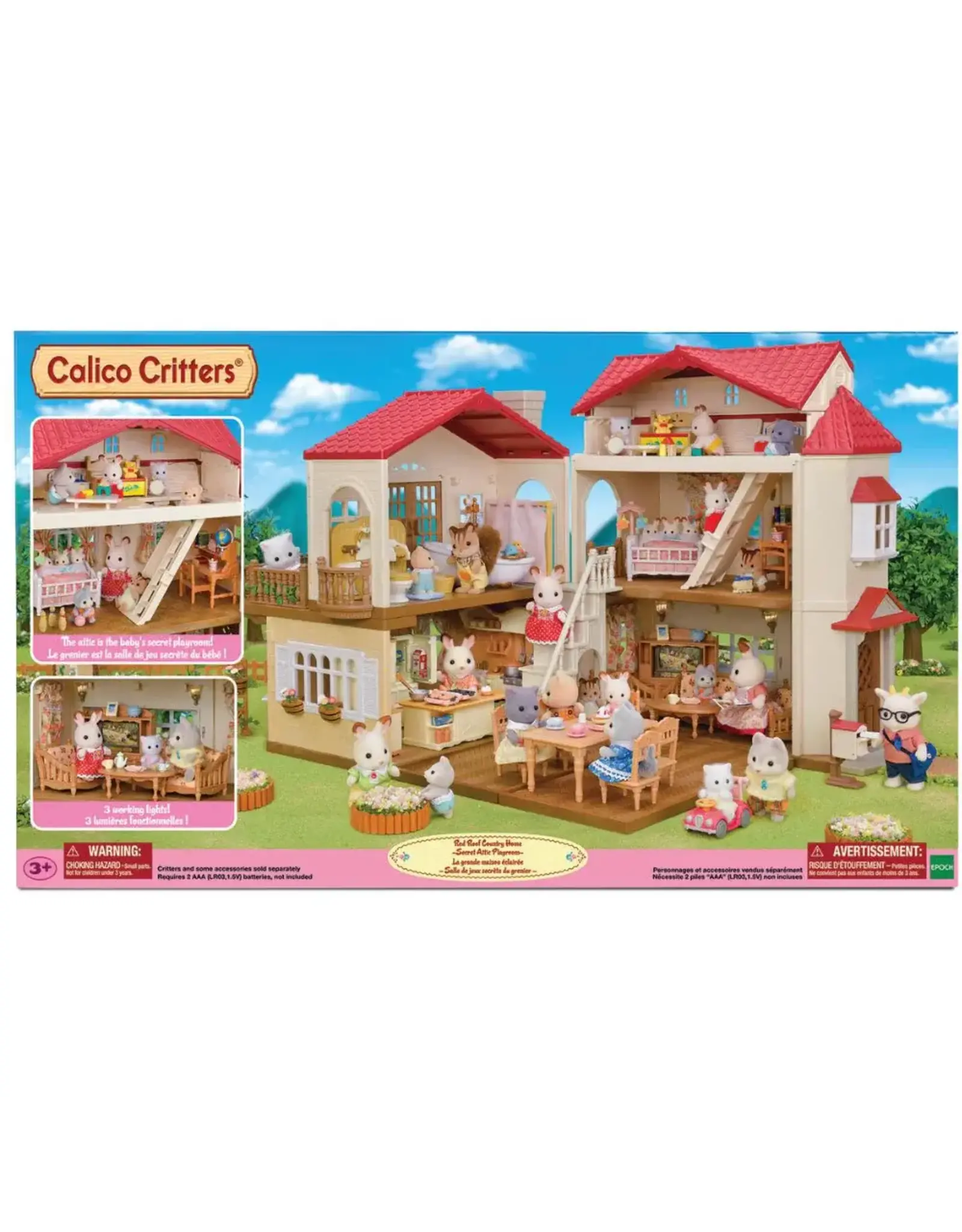 Calico Critters Calico Critters Red Roof Country Home - Secret Attic Playroom Gift Set