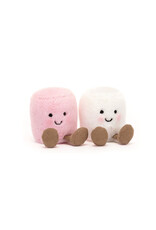 Jellycat Amuseables Pink And White Marshmallows