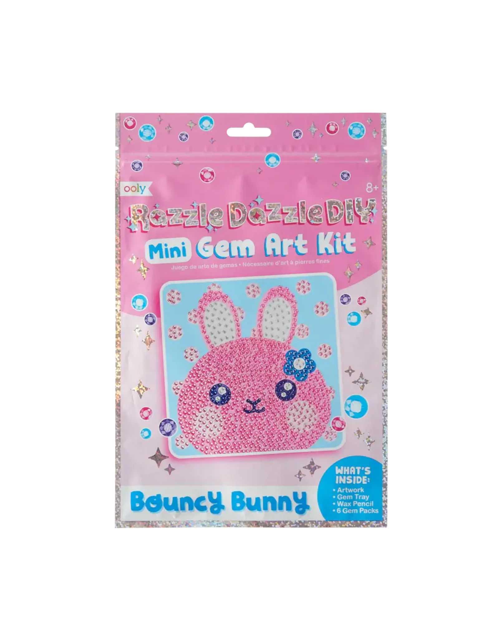 Ooly Razzle Dazzle DIY Mini Gem Art Kit Bouncy Bunny