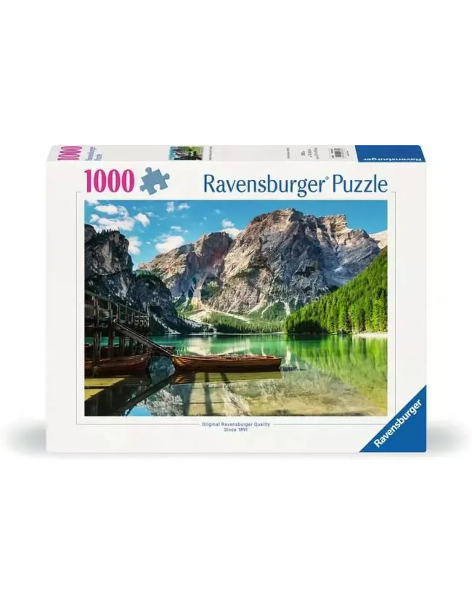 Ravensburger Pragser Wildsee, South Tyrol, Italy 1000 Piece Puzzle