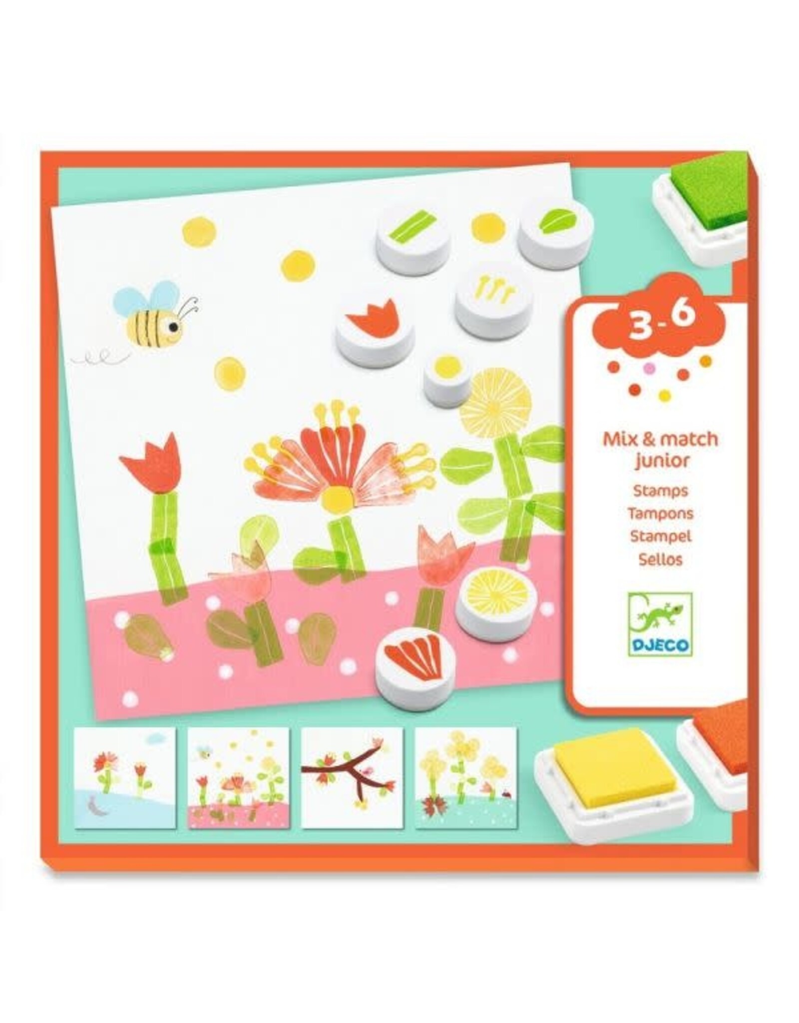 Djeco Stamps With Flowers