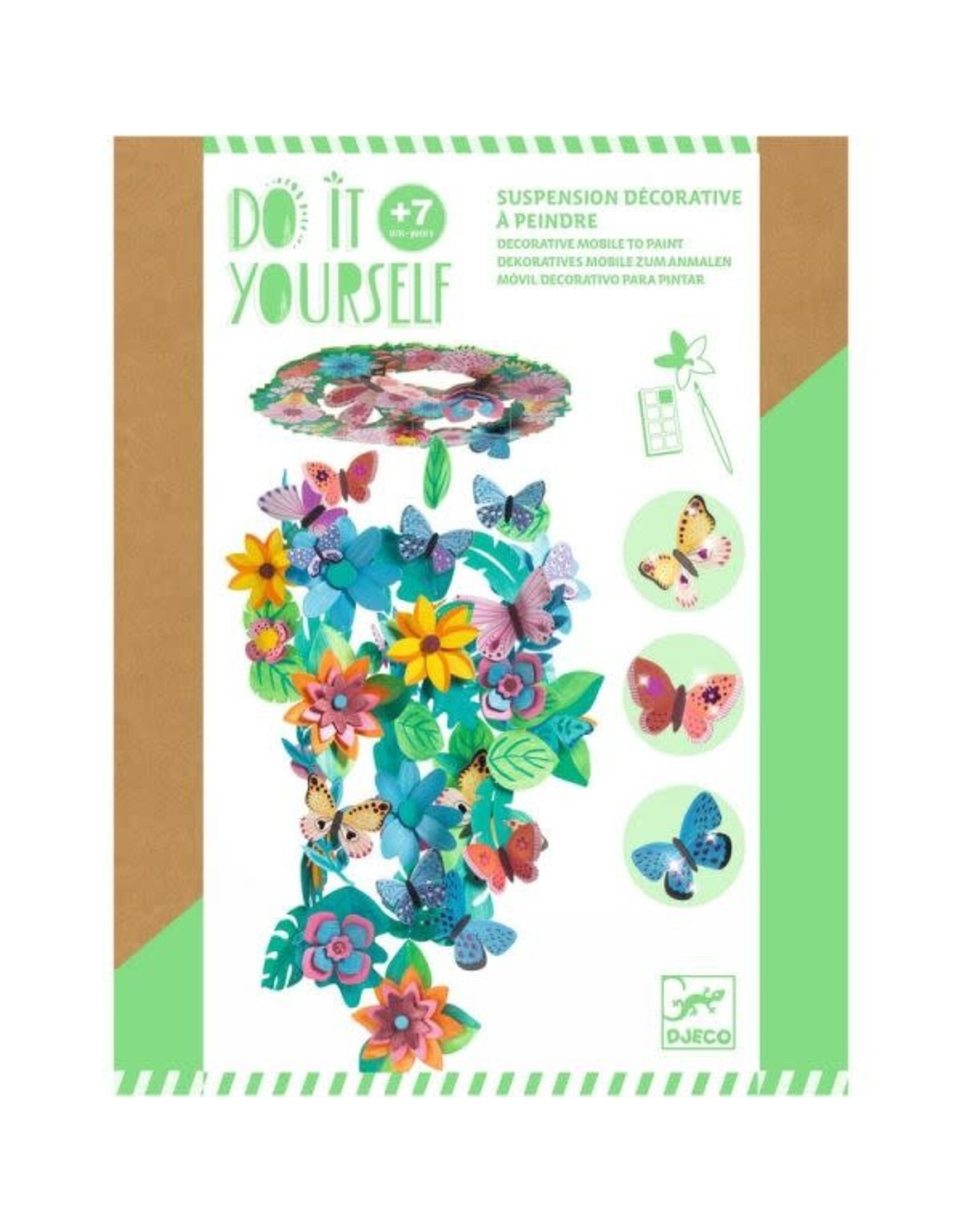 Djeco DIY Springtime Mobile To Paint