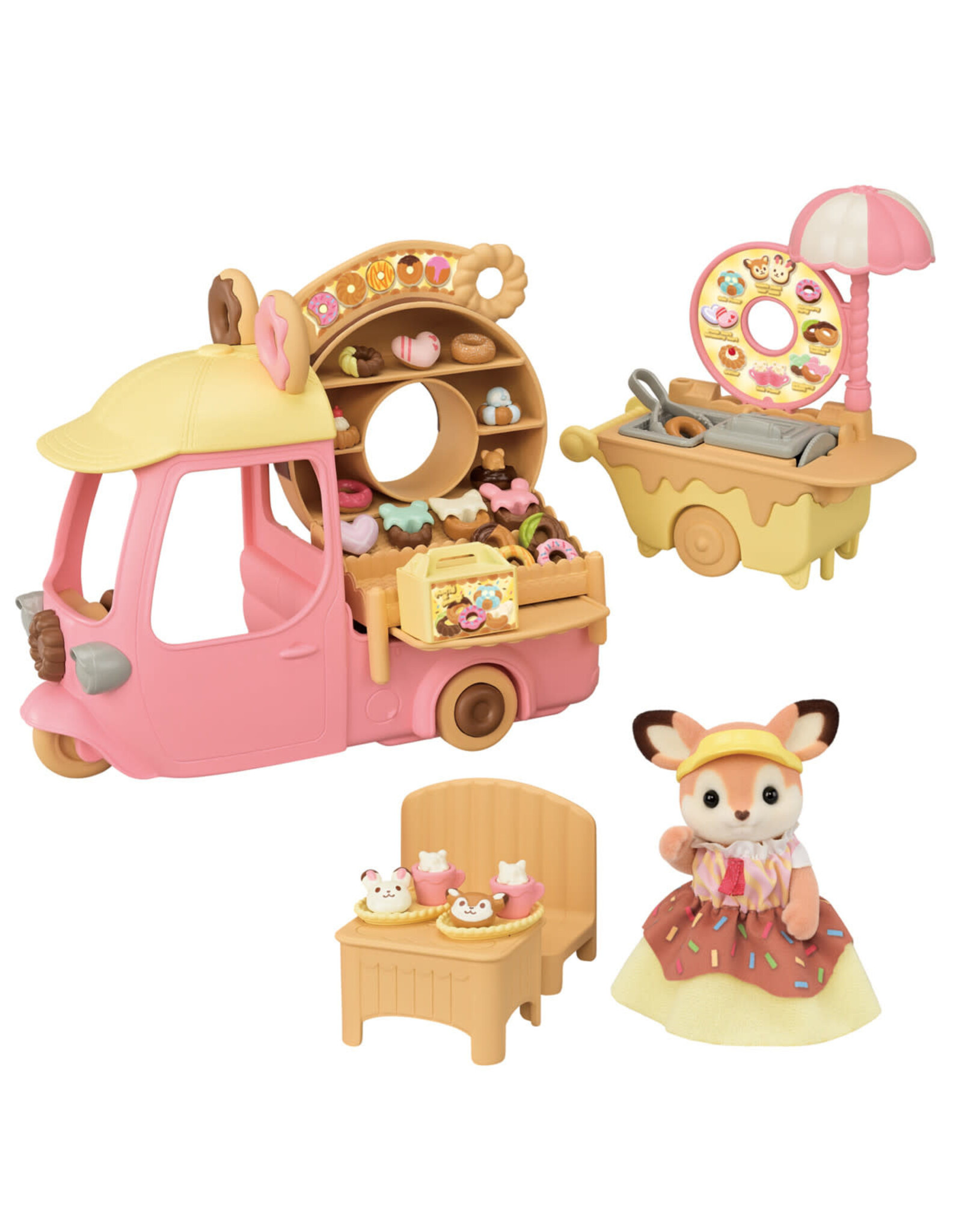 Calico Critters Calico Critters Dip Dip Donuts Wagon