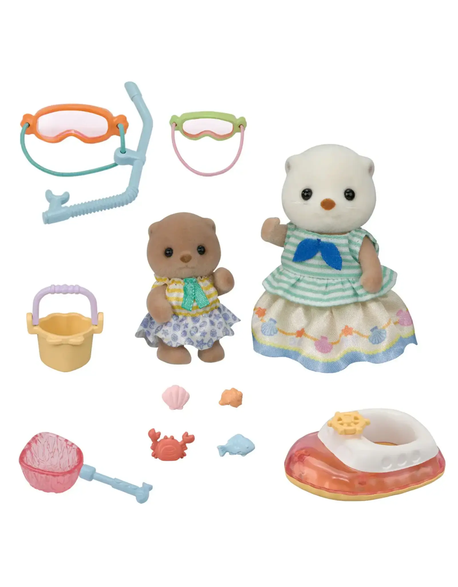 Calico Critters Sea Otter Sisters Splashy Snorkel Set