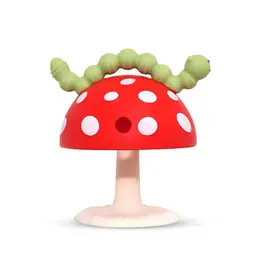 RazBaby Chompy Mushroom Grip Silicone Teether