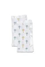 Lulujo Baby Security Blanket  2 Pack Muslin Cotton Hot Air Balloon