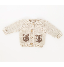 Huggalugs Whiskers Bunny Rabbit Cardigan Sweater