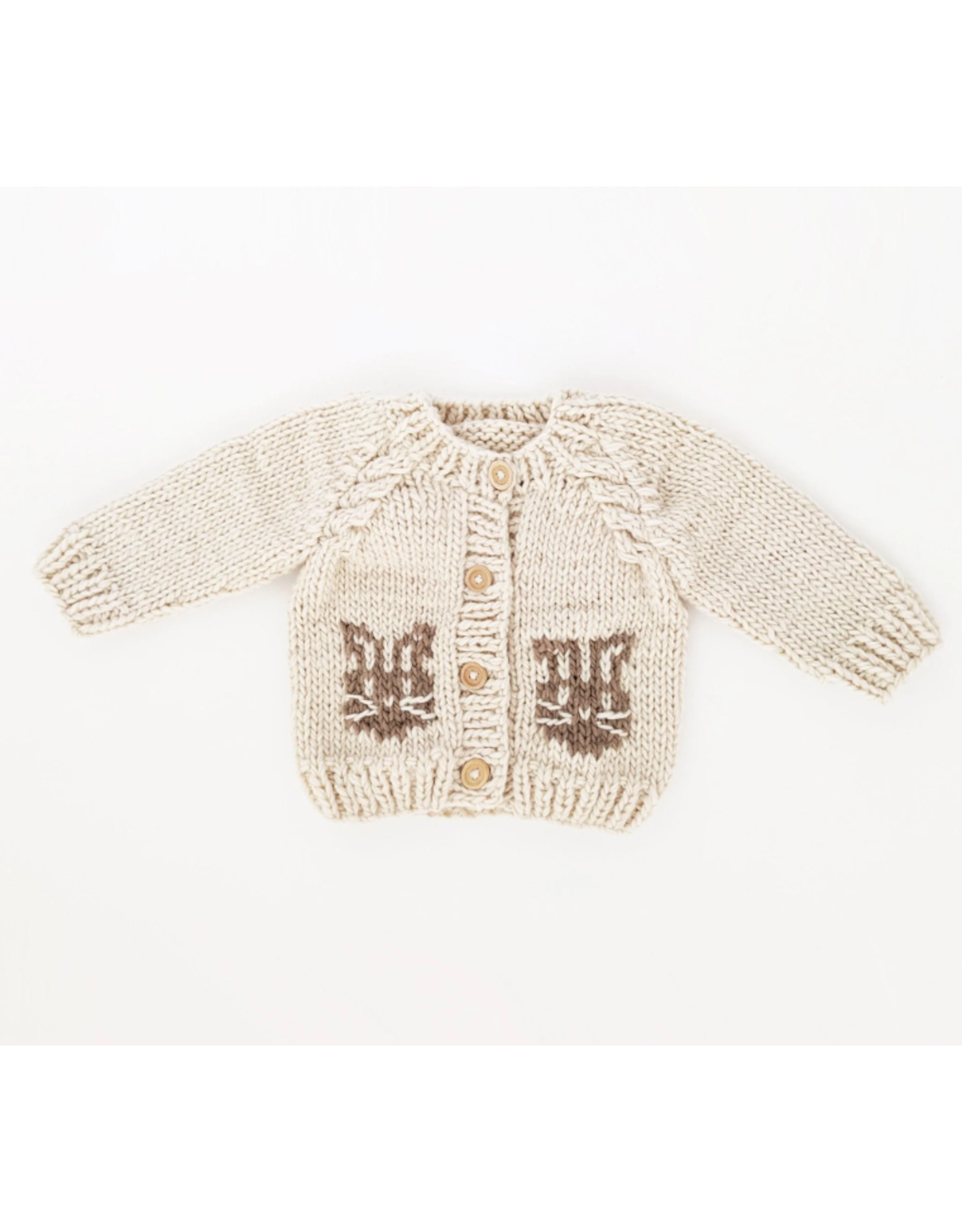 Huggalugs Whiskers Bunny Rabbit Cardigan Sweater