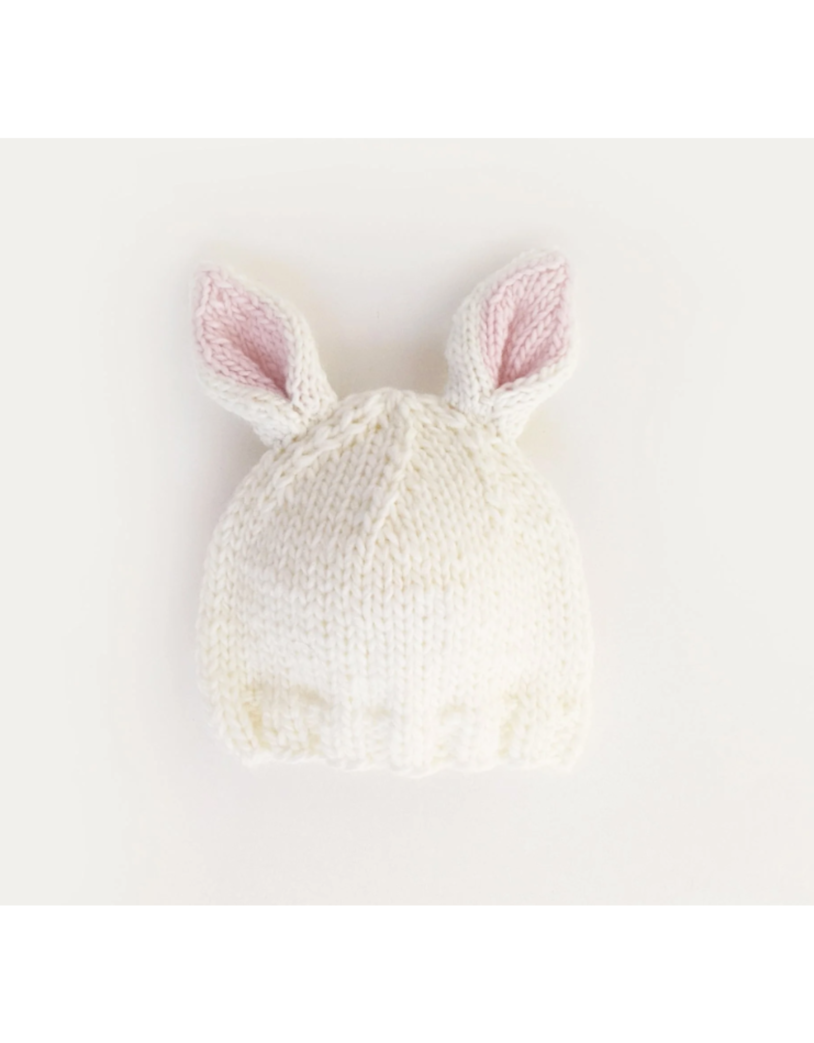 Huggalugs Bunny Ears White Beanie Hat