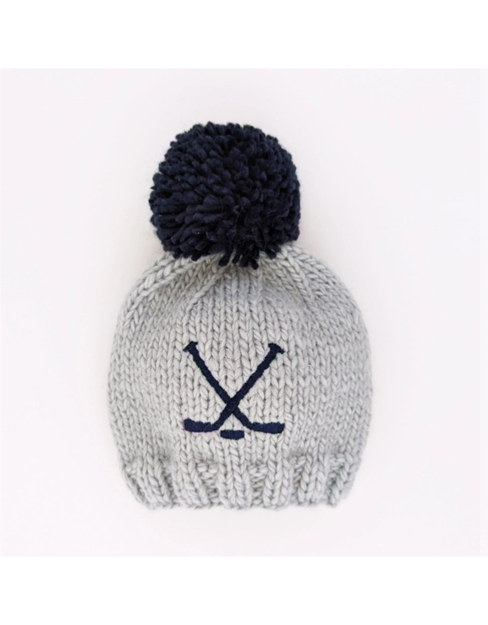 Huggalugs Hockey Ice Grey Beanie Hat