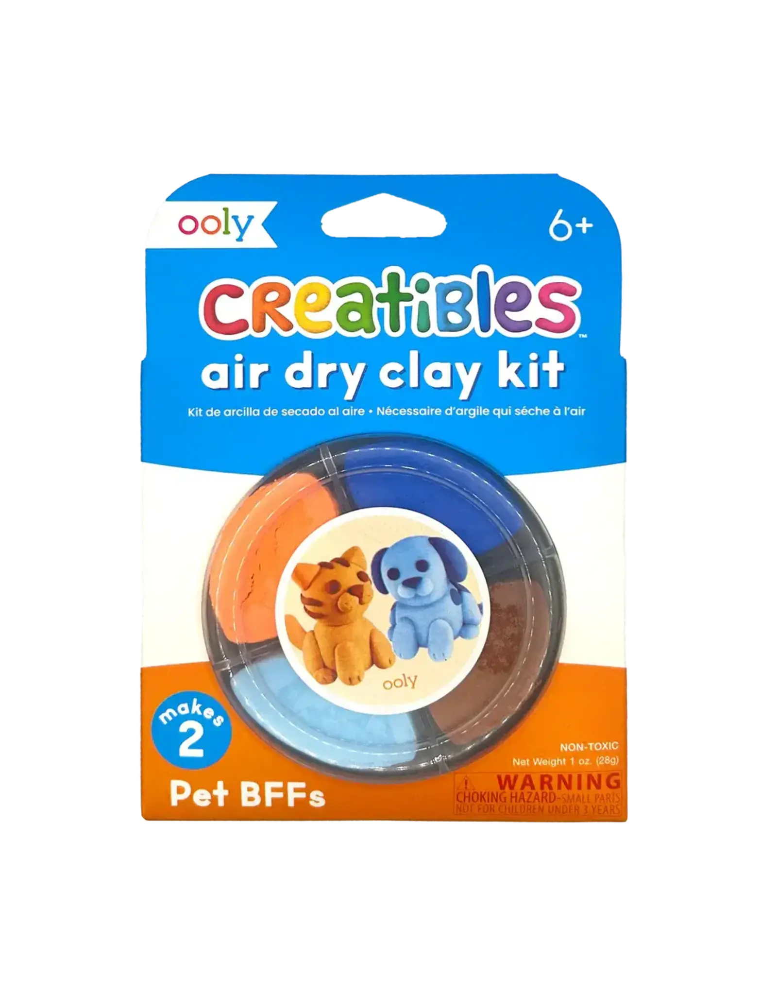 Ooly Creatibles Air Dry Clay Kit Pet BFFs