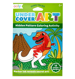 Ooly Dino Tales Undercover Art Hidden Pattern Coloring Activity