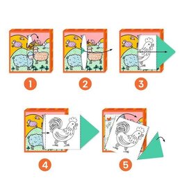 Djeco Colouring Dispenser Farm