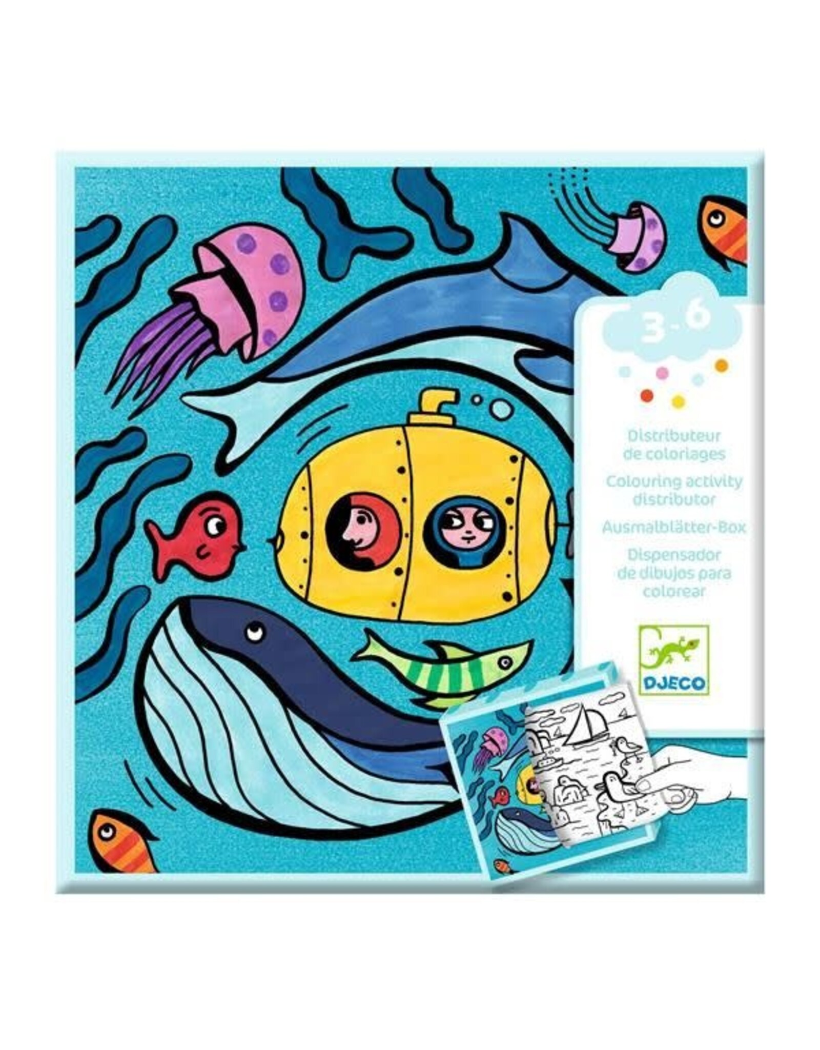 Djeco Coloring Dispenser Ocean