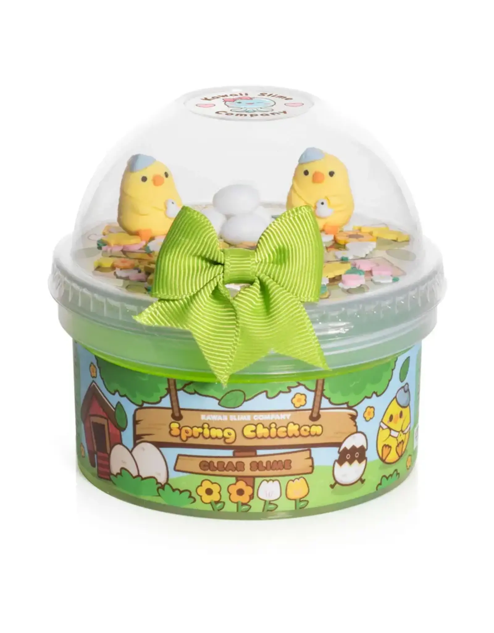 Kawaii Slime Spring Chicken Clear Slime