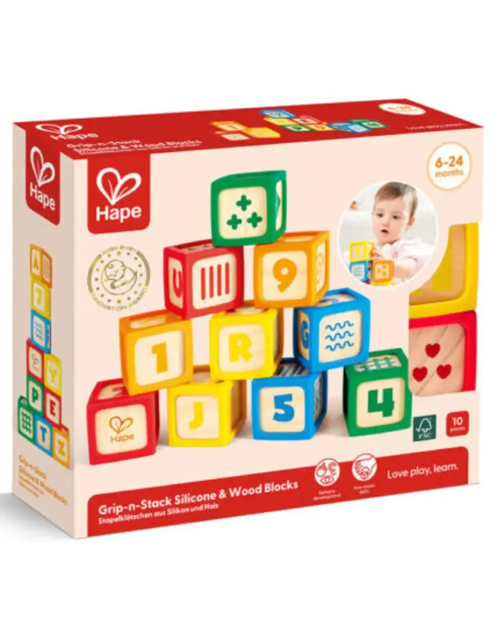 Hape Silicone Wood Blocks