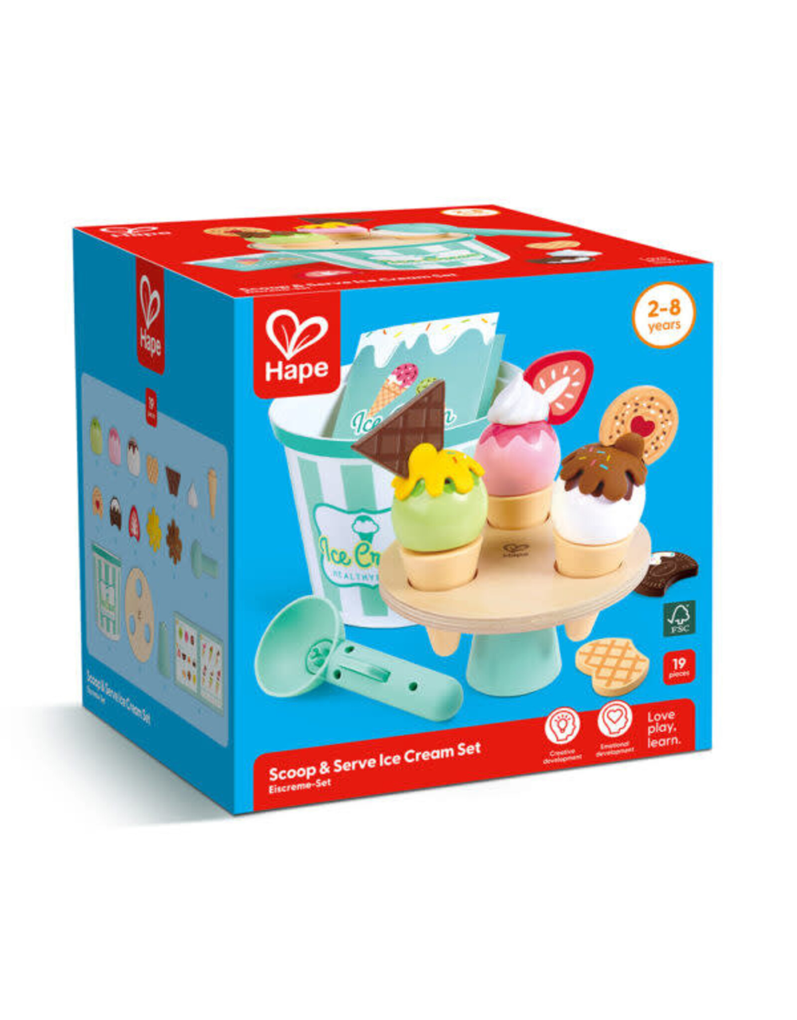 Hape Scoop & Serve Ice Cream Set