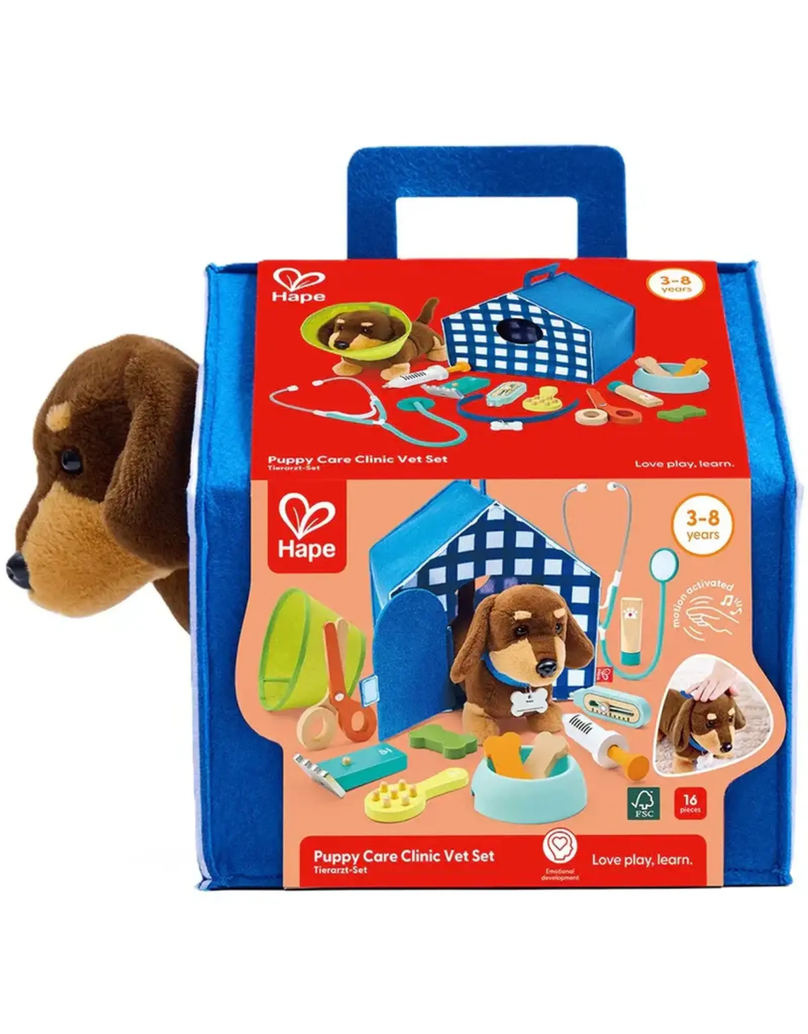 Hape Puppy Care Clinic Vet Set