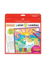 Faber Castell Foil Fun Paint By Number Unicorn
