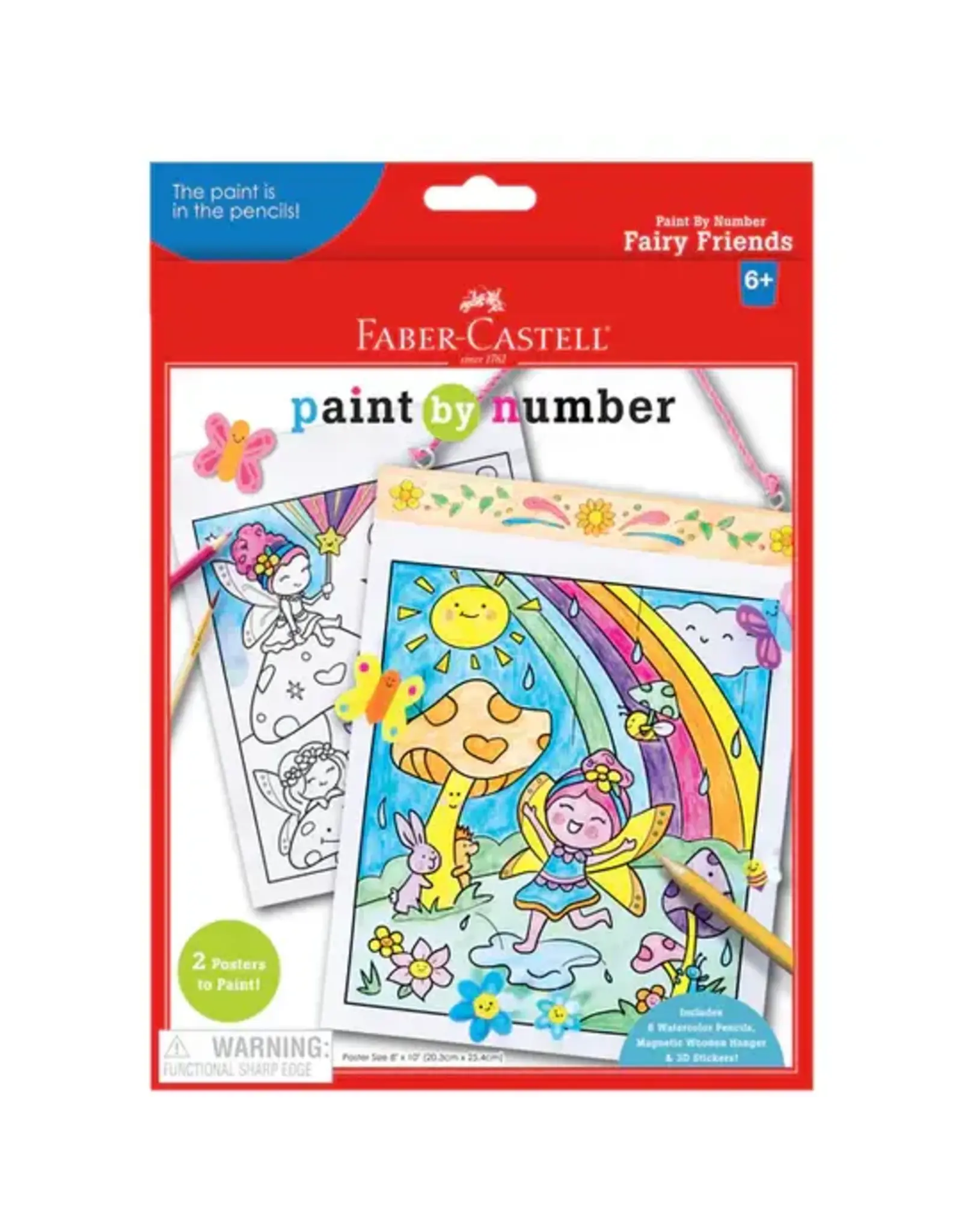 Faber Castell Paint By Number Fairy Friends Wall Art