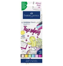 Faber Castell Goldfaber Sketch Marker Kawaii Set of 6