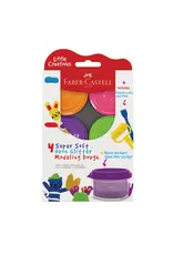 Faber Castell Modelling Dough Neon Glitter Set of 4 Faber Castell Modelling Dough Neon Glitter Set of 4