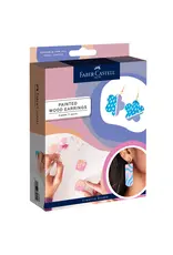 Faber Castell Painted Wood Earrings