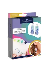 Faber Castell Painted Acrylic Earrings Faber Castell Painted Acrylic Earrings