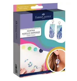 Faber Castell Painted Acrylic Earrings