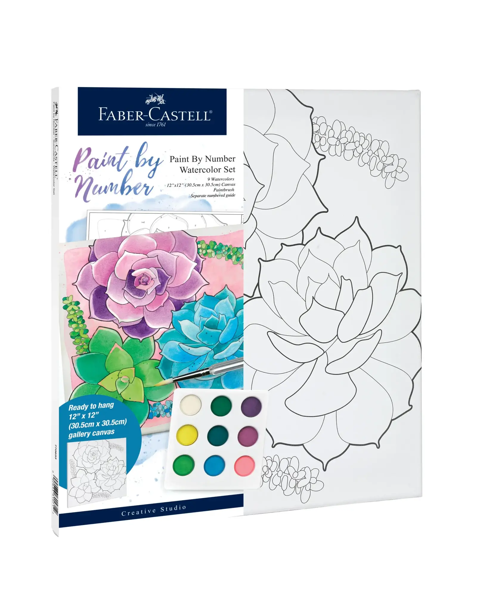 Faber Castell Paint By Numbers Succulents