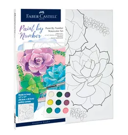 Faber Castell Paint By Numbers Succulents