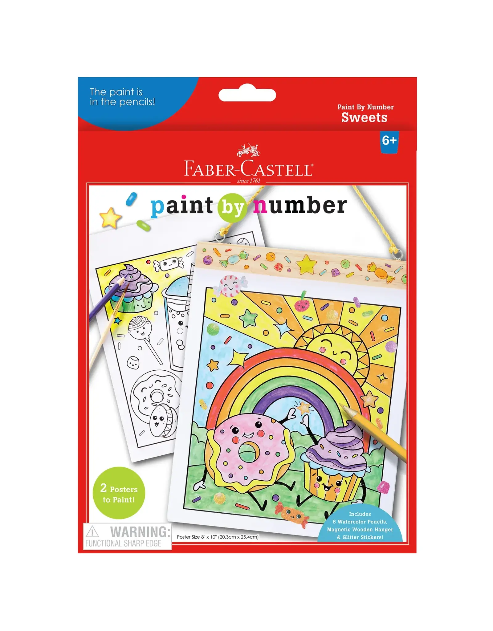 Faber Castell Paint By Number Sweets Wall Art